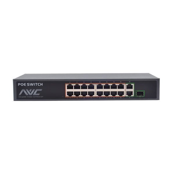 PoE-комутатор 18-портовий NVC-1816GSR (73-00105) 73-00105 фото