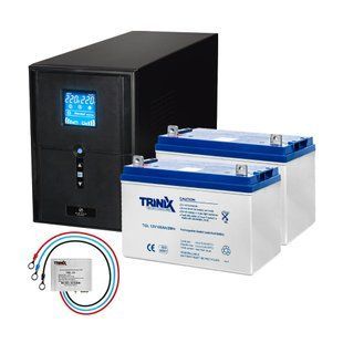 Комплект резервного живлення Kraft PSW2000VA/1600W(LCD)24V UPS + гелева батарея 2540 Вт*год (42-00063-4) 42-00063-4 фото