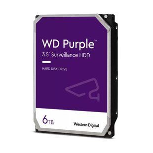Жорсткий диск 3.5" 6TB 256MB Western Digital Purple WD64PURZ (090-00195) 090-00195 фото