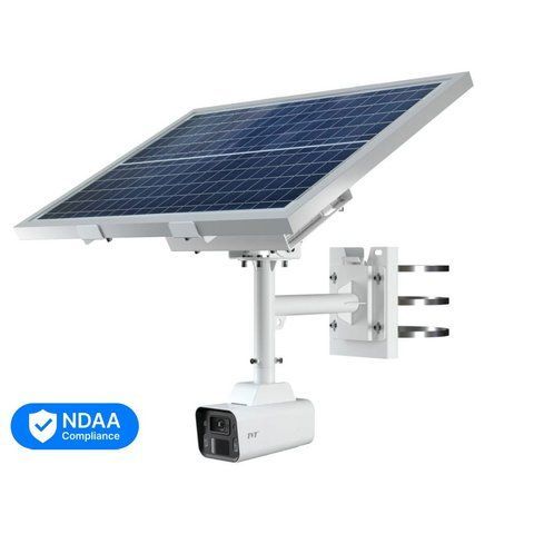 4G IP-відеокамера 4Mp TVT TD-9846SP1(BA/G4/WR2) f=2.8mm з сонячною батареєю, з мікрофоном, повнокольорова (77-00359) 77-00359 фото