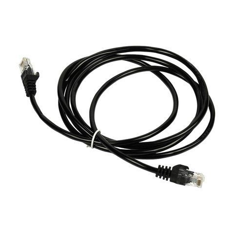 Патч-корд мережевий гігабітний Trinix UTP, RJ-45, CAT.5 3m Black (73-00624) 73-00624 фото