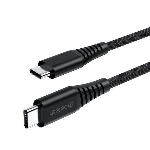 Кабель Choetech XCC-1052 Black USB-C to USB-C Magnetic PD3.1 240W 1.2m (43-00129) 43-00129 фото