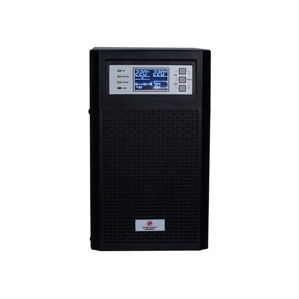 Джерело безперебійного живлення Kraft KRF-T2000VA/2KW(LCD)Ex Pro Online UPS під зовнішній акумулятор (42-00018) 42-00018 фото