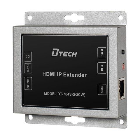 Подовжувач відеосигналу HDMI 150m IP-150 Dtech DT-7043R (QCW) Receiver (74-00141) 74-00141 фото