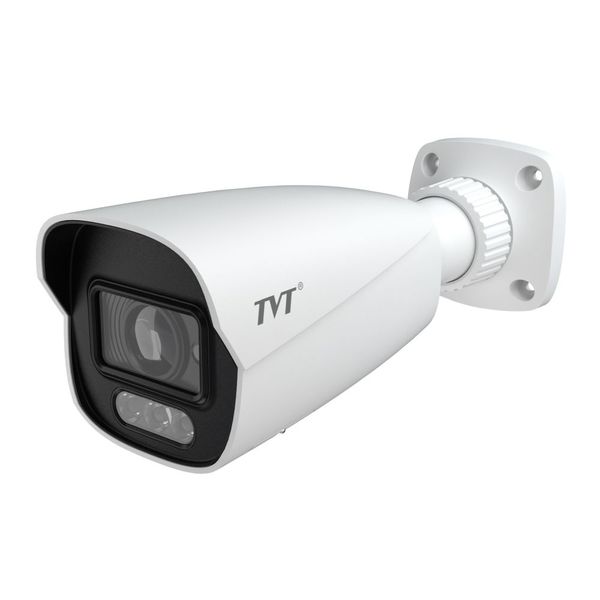 IP-відеокамера 4Mp TVT TD-9442S4-C(D/AZ/PE/AW3) White f=2.8-12mm, ІЧ+LED-підсвічування, з мікрофоном (77-00371) 77-00371 фото