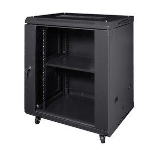Комутаційна шафа NVC-12U/600x450x640 Black (25-00071) 25-00071 фото