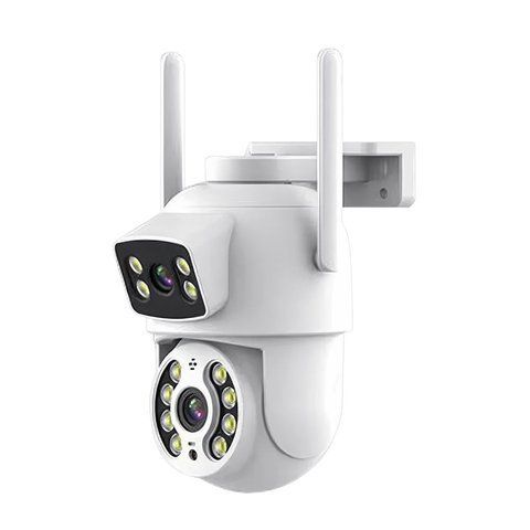 IP PTZ-відеокамера з WiFi 4Mp (2*2Mp) Light Vision VLC-9192WI/2C (Tuya) f=3.6mm+3.6mm, ІЧ+LED-підсвічування, з мікрофоном (75-00232) 75-00232 фото