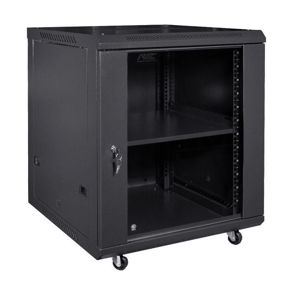 Комутаційна шафа NVC-12U/600x600x640 Black (25-00072) 25-00072 фото