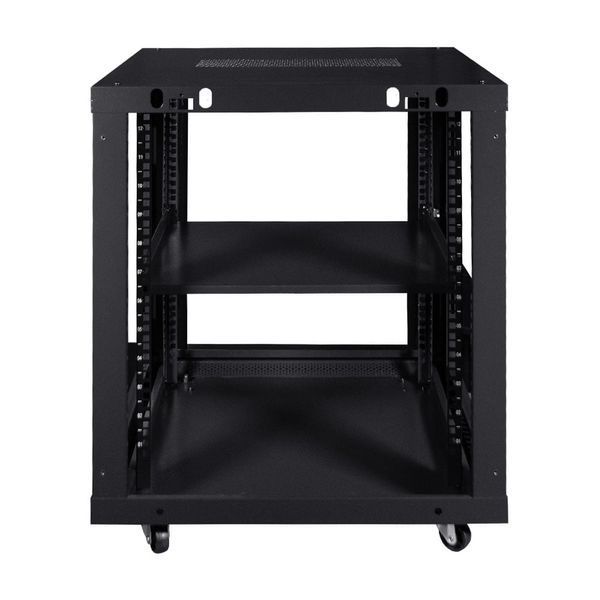 Комутаційна шафа NVC-12U/600x600x640 Black (25-00072) 25-00072 фото