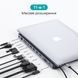 USB-C хаб 11-в-1 Choetech M20 HDMI 4K@30Hz, VGA, 3 USB-A 3.0, USB-C 3.0, RJ45, USB-C PD, SD-card, TF-card, 3.5mm audio (43-00154) 43-00154 фото 4