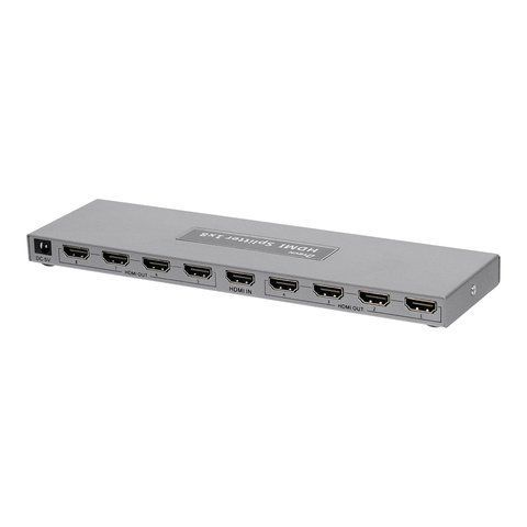 Розгалужувач відеосигналу HDMI 1x8 4K Dtech DT-7148B(MS) (74-00142) 74-00142 фото