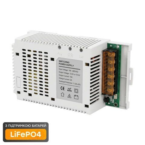 Плата ДБЖ Trinix PSU-1210LED(BOARD) LiFePO4 з кріпленням на DIN-рейку (41-00061) 41-00061 фото