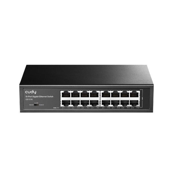 Комутатор 16-портовий некерований Cudy GS1016 гігабітний (73-00528) 73-00528 фото