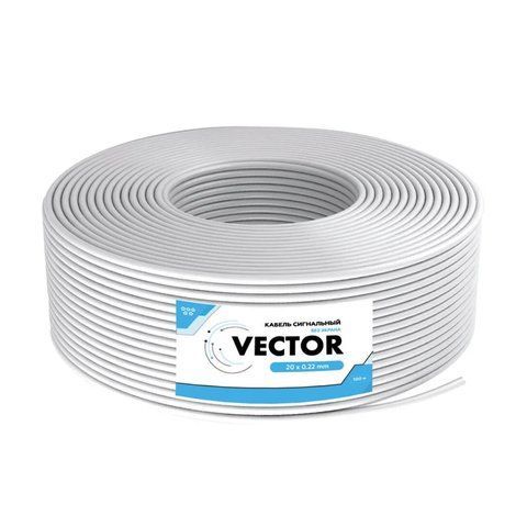 Кабель сигнальний Vector 20х0.22 CCA 100m (35-00011) 35-00011 фото