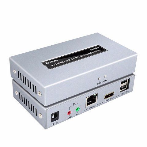 Подовжувач 4K HDMI і USB 2.0 KVM 100m Dtech DT-7051 (74-00124) 74-00124 фото