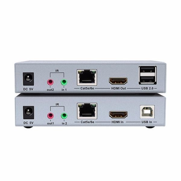 Подовжувач 4K HDMI і USB 2.0 KVM 100m Dtech DT-7051 (74-00124) 74-00124 фото