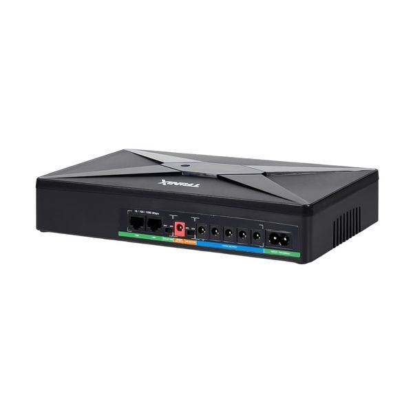 Джерело безперебійного живлення DC UPS Trinix TRX-MUPS-48100 Type-C (4*6000mAh LiFePo4) 5V/12V/24V/48V/52V/PoE, LiFePO4 4*6Ah, для роутера і медіаконвертера (42-00172) 42-00172 фото