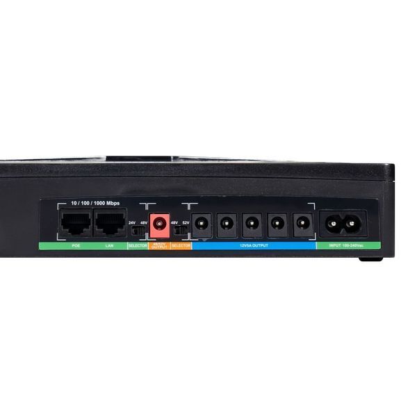 Джерело безперебійного живлення DC UPS Trinix TRX-MUPS-48100 Type-C (4*6000mAh LiFePo4) 5V/12V/24V/48V/52V/PoE, LiFePO4 4*6Ah, для роутера і медіаконвертера (42-00172) 42-00172 фото