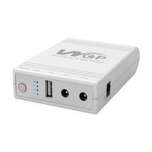 Джерело безперебійного живлення Mini UPS WGP UPS103A White 10400mAh 5V/9V/12V, Li-ion 4*2.6Ah, для роутера та оптичного терміналу (42-00256) 42-00256 фото