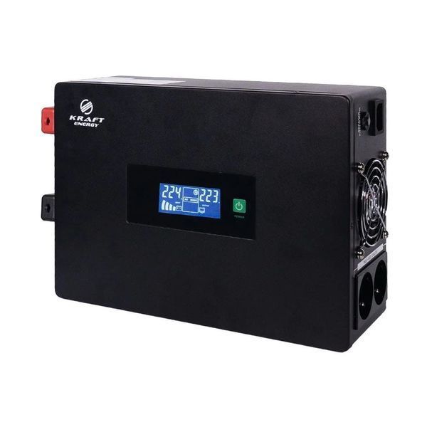 Комплект резервного живлення: високочастотний інвертор 1500VA/1.5kW Kraft + акумуляторна батарея Trinix TGL12V200Ah/20Hr GEL Super Charge 2 шт. (42-00114-44-00064) 42-00114-44-00064 фото
