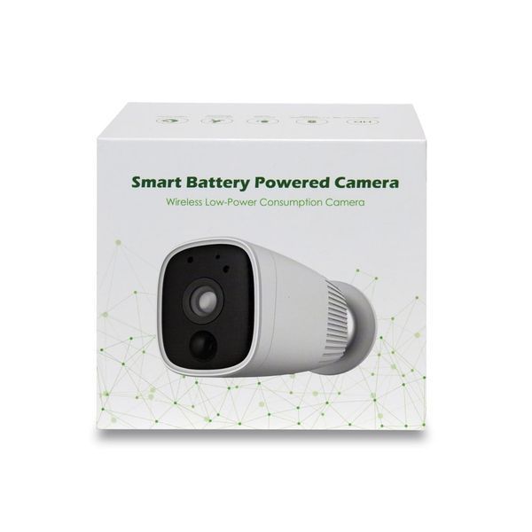 Автономна WiFi IP-відеокамера 2Mp Light Vision VLC-04IB White з підтримкою Tuya, f=3.6mm, на акумуляторних батареях (75-00151) 75-00151 фото