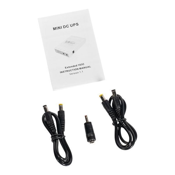 Джерело безперебійного живлення Mini UPS WGP UPS103A White 10400mAh 5V/9V/12V, Li-ion 4*2.6Ah, для роутера та оптичного терміналу (42-00256) 42-00256 фото