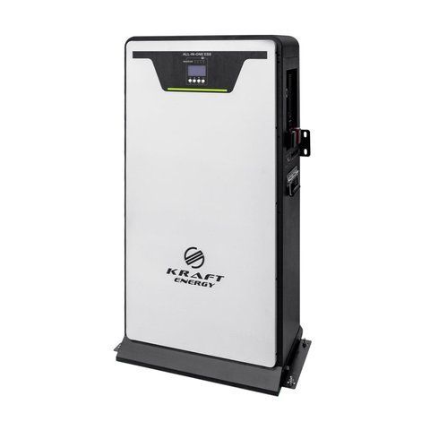 Гібридний інвертор 5kW Kraft KRF-HISA-5KW/10kwh-80A з вбудованою акумуляторною батареєю LiFePO4 (42-00091) 42-00091 фото