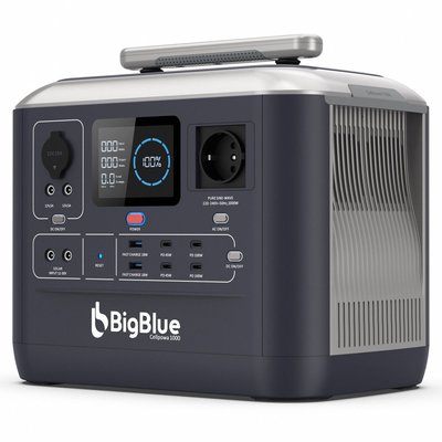 Портативна зарядна станція BigBlue CP1000 1000W 1075.2Wh (42-00104) 42-00104 фото