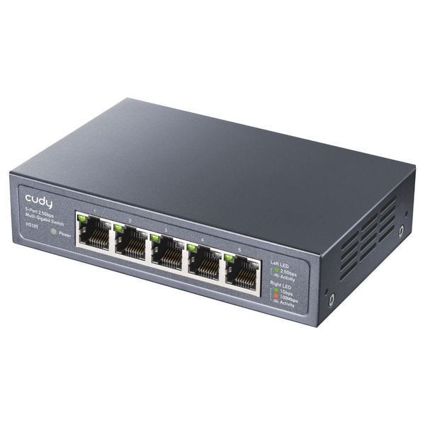 Комутатор 5-портовий некерований Cudy HS105 2.5G (73-00536) 73-00536 фото