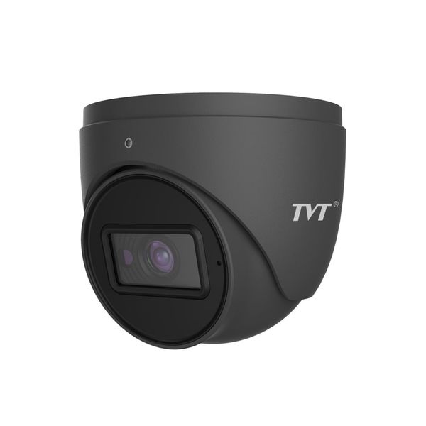 IP-відеокамера 5Mp TVT TD-9554S4 (D/PE/AR2) Black f=2.8mm з мікрофоном (77-00312) 77-00312 фото