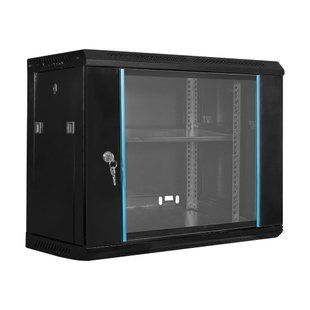 Комутаційна шафа E-NET 9U/600x600x500 Black (25-00060) 25-00060 фото