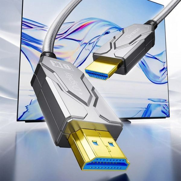 Кабель оптичний армований HDMI 2.1 70m Dtech DT-HF8070K (74-00152) 74-00152 фото