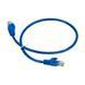Патч-корд мережевий гігабітний Trinix UTP, RJ-45, CAT.5 2m Blue (73-00619) 73-00619 фото 1