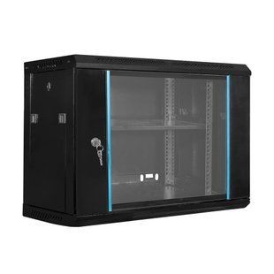 Комутаційна шафа E-NET 6U/600x600x350 Black (25-00058) 25-00058 фото