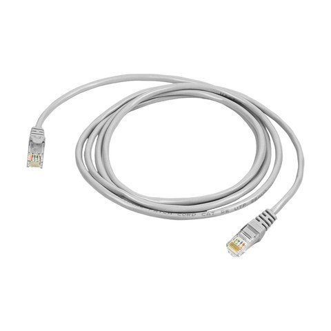Патч-корд мережевий гігабітний Trinix UTP, RJ-45, CAT.5 3m Gray (73-00622) 73-00622 фото