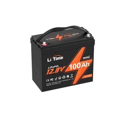 Акумуляторна батарея літій-залізо-фосфатна 12.8В 100А*год LiFePO4 LiTime Mini L12V100-100-MINI-16-A60 (44-00511) 44-00511 фото