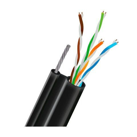 Кабель вита пара UTP CAT5E CU 0.51mm LDPE Outdoor + трос Trinix 305m (33-00044) 33-00044 фото