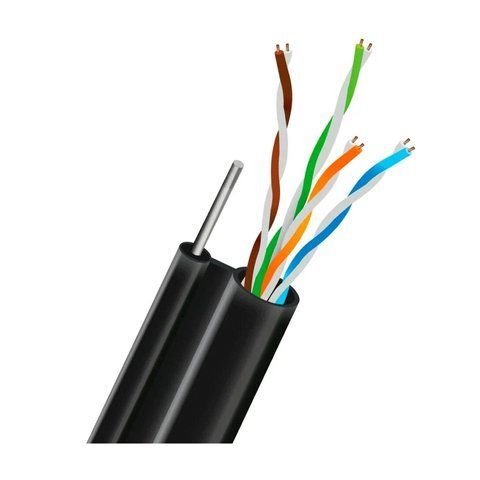 Кабель вита пара UTP CAT5E CCA 0.51mm LDPE Outdoor + дріт Trinix 305m (33-00189) 33-00189 фото