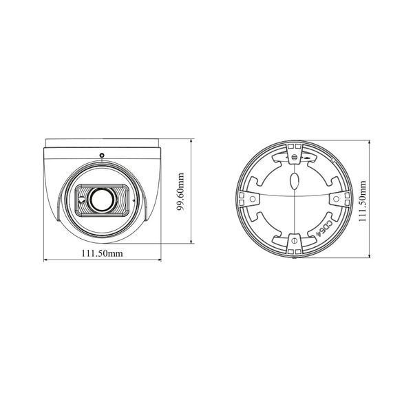 IP-відеокамера 5Mp TVT TD-9555E3B-A (D/AZ/PE/AR3) f=2.8-12mm з мікрофоном (77-00344) 77-00344 фото