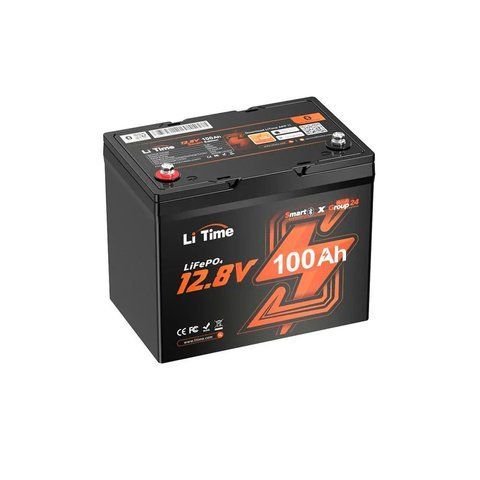 Акумуляторна батарея літій-залізо-фосфатна з Bluetooth 12.8В 100А*год LiFePO4 LiTime Group24 L12V100-100-GROUP24-BT-4-A70 (44-00513) 44-00513 фото