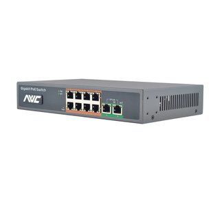 PoE-комутатор 10-портовий гігабітний NVC-1008G (73-00101) 73-00101 фото