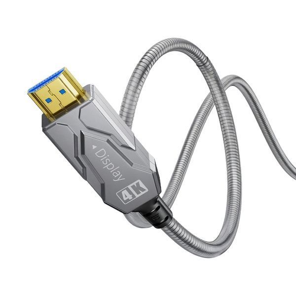 Кабель оптичний армований HDMI 2.0 100m Dtech DT-HF2100K (74-00156) 74-00156 фото