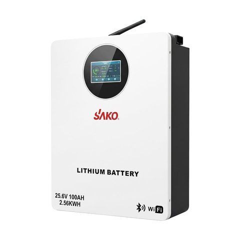 Акумуляторна батарея літій-залізо-фосфатна LiFePO4 100А*год 25.6В 2560Вт*год Sako Li-Sun series SK-25.6V100Ah настінний / підлоговий монтаж (42-00243) 42-00243 фото