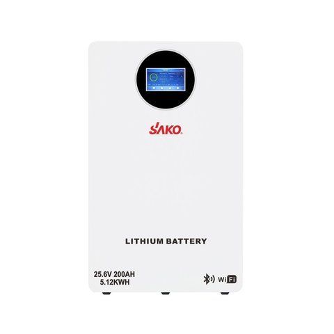 Акумуляторна батарея літій-залізо-фосфатна LiFePO4 200А*год 25.6В 5120Вт*год Sako Li-Sun series SK-25.6V200Ah настінний / підлоговий монтаж (42-00244) 42-00244 фото