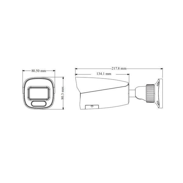 IP-відеокамера 4Mp TVT TD-9442S4-C(D/PE/AW3) White f=2.8mm, ІЧ+LED-підсвічування, з мікрофоном (77-00374) 77-00374 фото