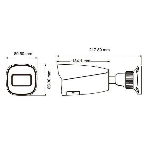 IP-відеокамера 8Mp TVT TD-9482E3B (D/PE/AR2) f=2.8mm (77-00353) 77-00353 фото