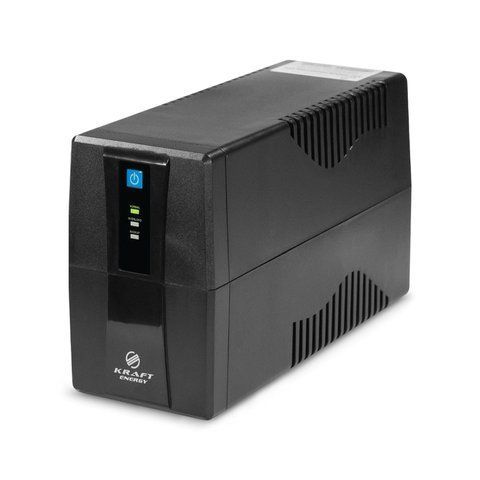 Джерело безперебійного живлення KRF-650VA/390W(LED) UPS Kraft (42-00081) 42-00081 фото