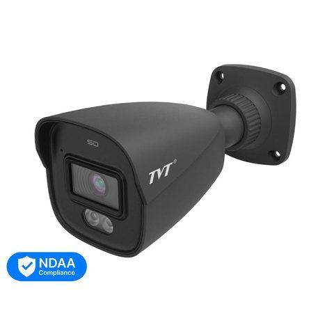 IP-відеокамера 4Mp TVT TD-9441S4-C(D/PE/AW2) Black f=2.8mm, ІЧ+LED-підсвічування, з мікрофоном (77-00375) 77-00375 фото