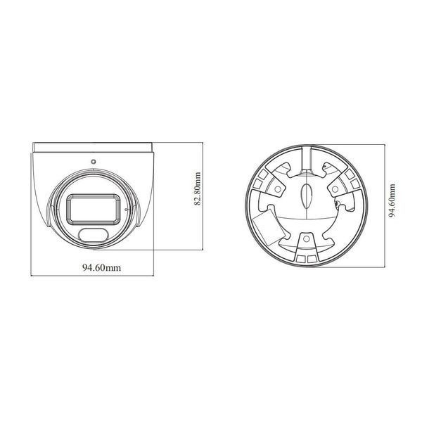 IP-відеокамера 4Mp TVT TD-9544S4L-A(D/PE/AW2) Black f=2.8mm, ІЧ+LED-підсвічування, з мікрофоном (77-00476) 77-00476 фото