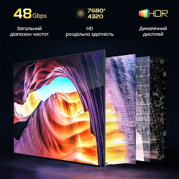 Кабель оптичний HDMI 2.1 100m Dtech DT-HOF8100 (74-00140) 74-00140 фото